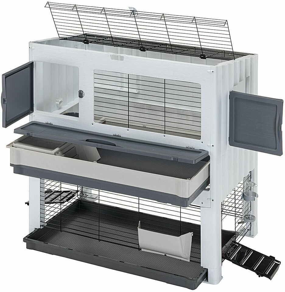 Клетка для содержания кроликов на улице Ferplast Bonnie 108x64x113 см. - фотография № 2