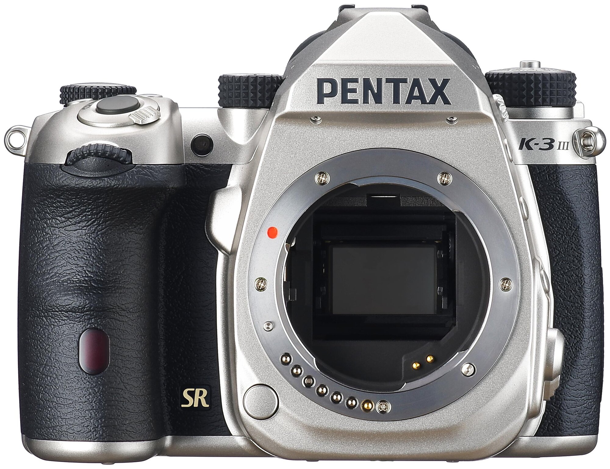 Зеркальная фотокамера PENTAX K-3 Mark III Body, серебристая