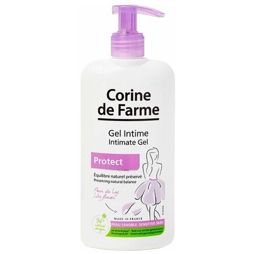 Гель для душа для интимной гигиены Corine de Farme С Пребиотиками 250 мл средства для гигиены corine de farme гель для душа для интимной гигиены с пребиотиками