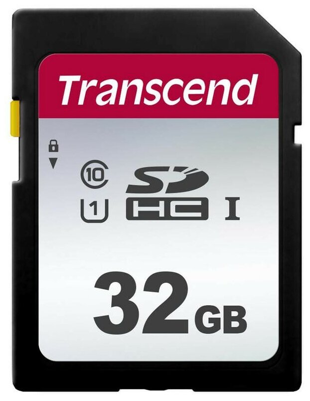 Карта памяти Transcend 300S SDHC 32Gb UHS-I Cl10, TS32GSDC300S