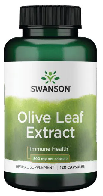 Swanson Olive Leaf Extract (Экстракт листьев оливы) 500 мг 120 капсул (Swanson)
