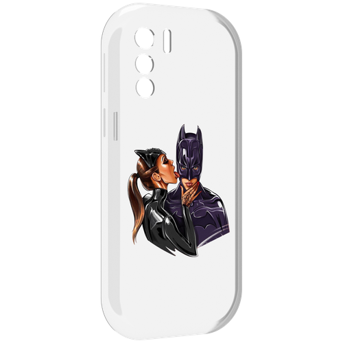 Чехол MyPads Бэтман для UleFone Note 13P задняя-панель-накладка-бампер