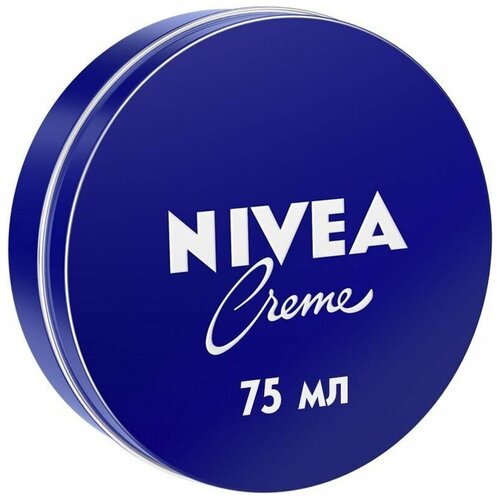 Nivea Creme Увлажняющий универсальный крем, для лица, рук и тела с пантенолом, 75 мл