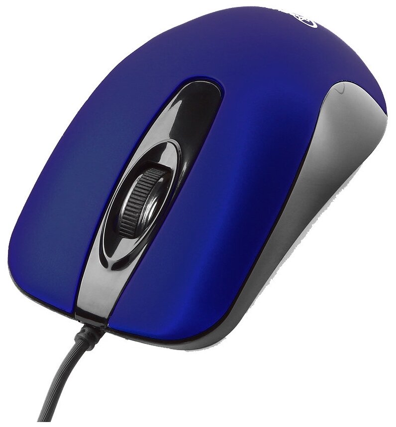 Мышь проводная Gembird MOP-400-B синий USB - фото №9