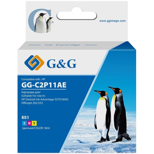 G&G Картридж совместимый SEINE G&G GG-C2P11AE C2P11AE черный 600 стр 12 мл картридж hp cb334ae 600 стр черный