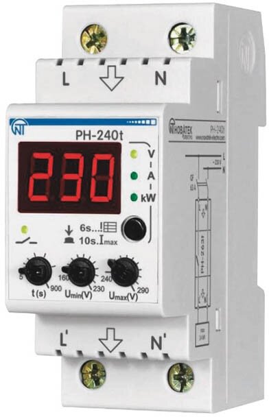 Реле контроля напряжения Новатек-Электро PH-240Т 3425600240т