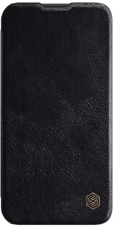 Кожаный чехол-книжка Nillkin Leather Qin Pro для Samsung Galaxy S23+ черный