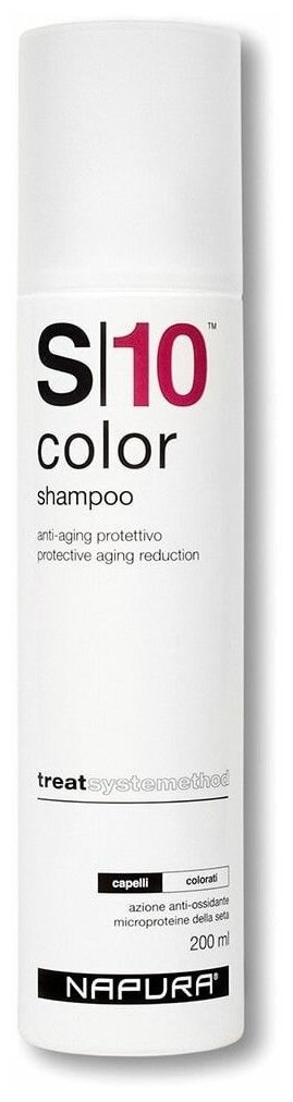 NAPURA шампунь S10 Color для окрашенных волос, 200 мл