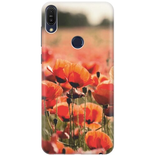 фото Re:pa накладка transparent для asus zenfone max (m1) zb555kl с принтом "маки"