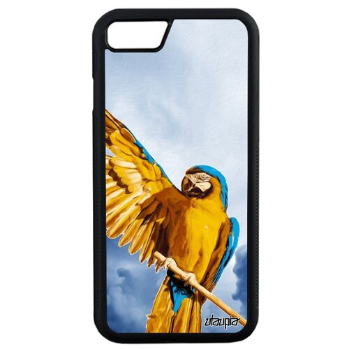 фото Чехол на мобильный iphone se 2020, "попугай" попугайчики говорящий utaupia