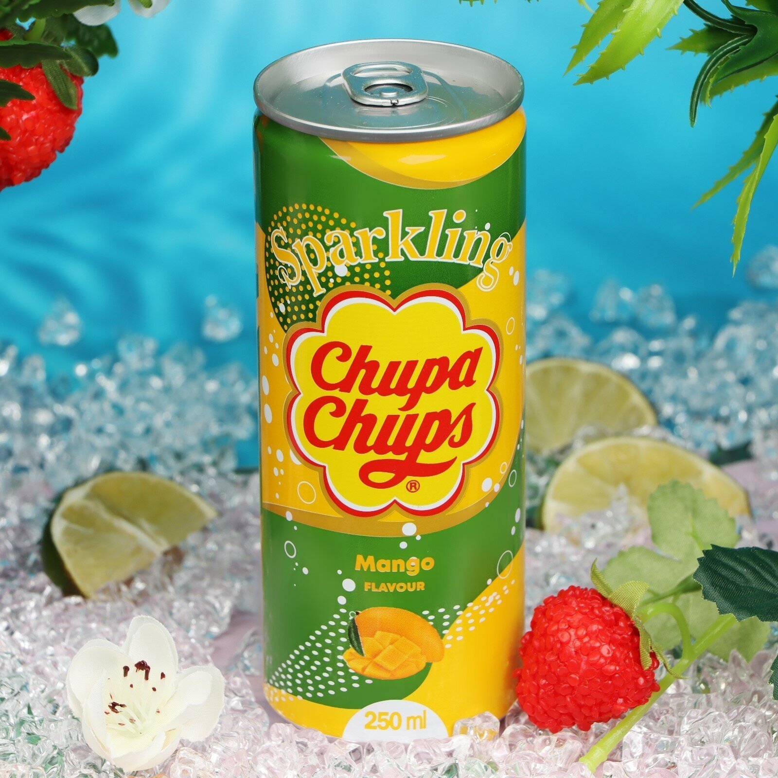 Газированный напиток Chupa Chups Sparkling Mango / Чупа Чупс Манго 250мл (Южная Корея) - фотография № 9