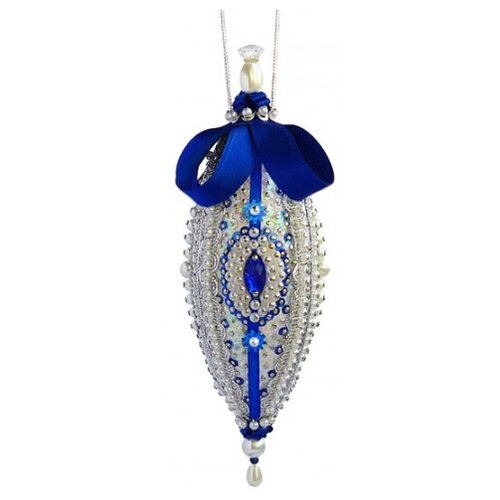 ФИЛИГРИС Набор для творчества, елочная игрушка Легенда, FS-181/182/FS-189 синий/белый