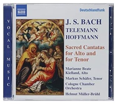 Bach Hoffmann Telemann - Alto And Tenor Cantatas BWV 35 55- Naxos CD Deu ( Компакт-диск 1шт)