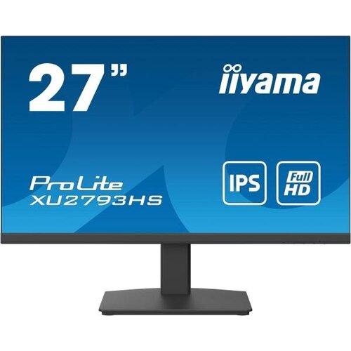 Монитор Iiyama 27 ProLite XU2793HS-B4 черный IPS LED 4ms 16:9 HDMI M/M матовая 1000:1 300cd 178гр/178гр 1920x1080 D-Sub DisplayPort FHD USB 4.6кг