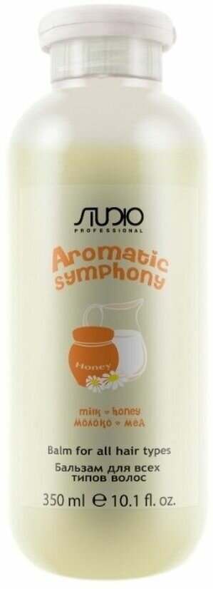 Бальзам для всех типов волос Kapous Studio Professional «Aromatic Symphony», Молоко и мед, 350 мл