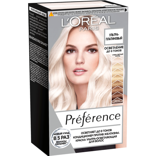 Краска для волос L'Oreal Preference 950 Ультра платиновый, 242г