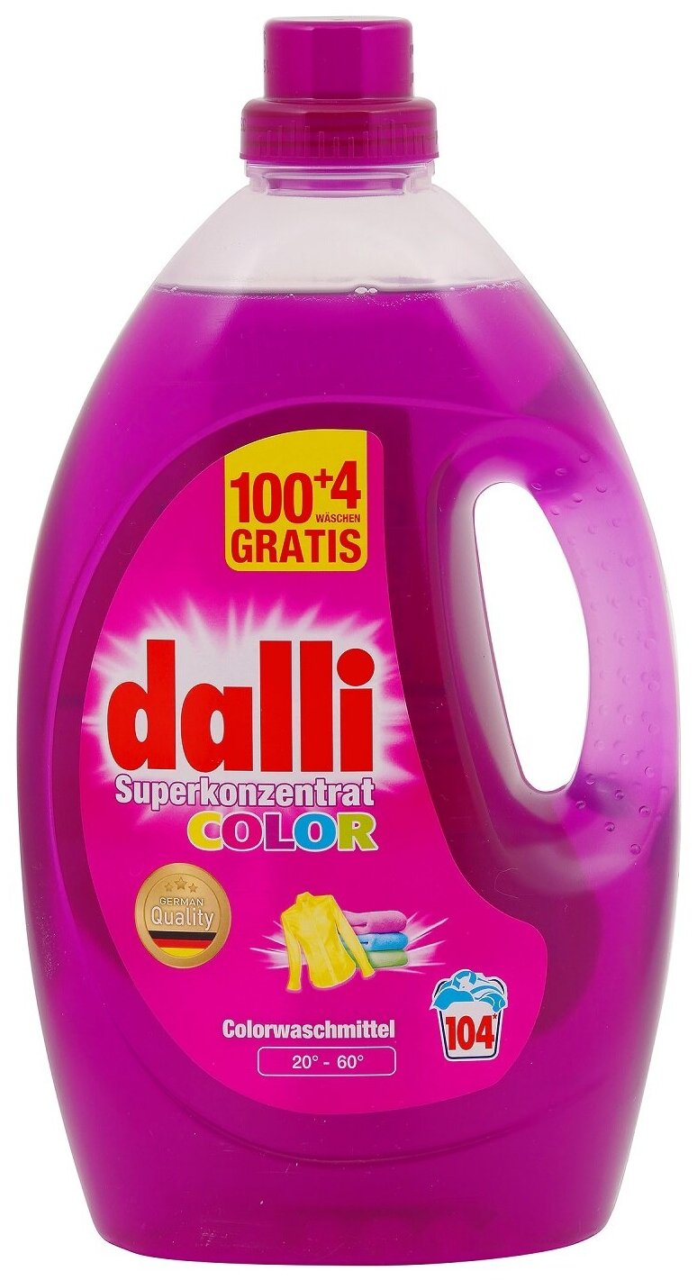 Гель "Dalli Color Supercozentrat" 3,65л на 104 стирки ( новинка)