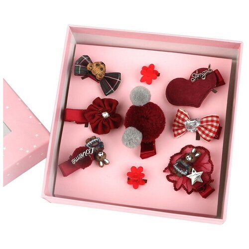 Комплект заколок 9 шт. для девочек
