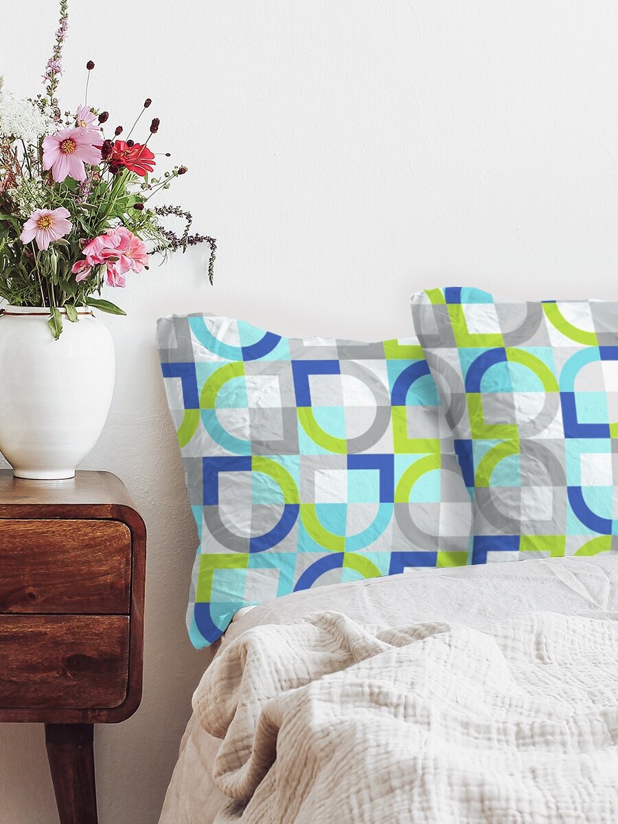 фото Комплект наволочек / Наволочка 70x70 - 2 шт Galtex Нежность поплин Диалог розовый