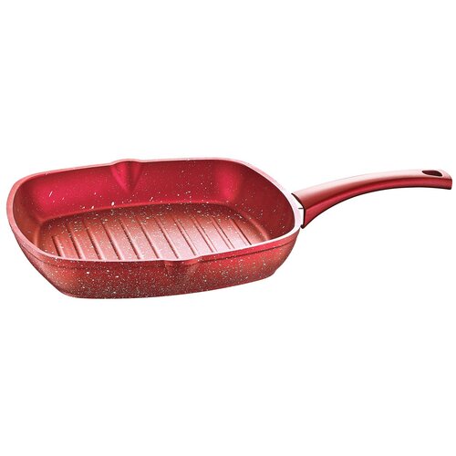 фото Сковорода-гриль o.m.s. прямоугольная 28 см, 3212.00.07-28-r , красный