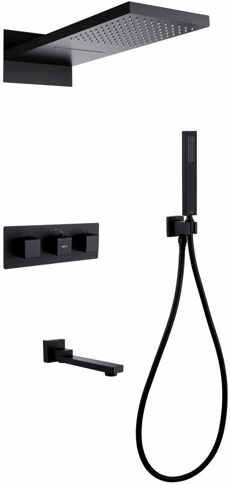 Душевой набор со встроенным смесителем Abber Daheim AF8253B