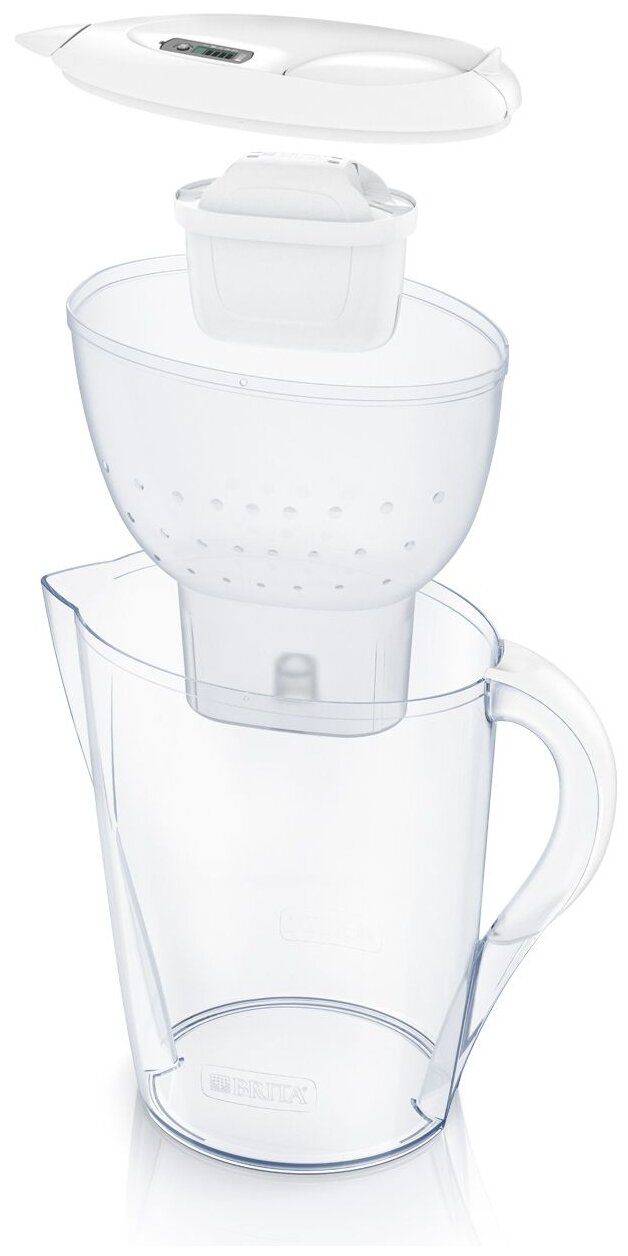 Фильтр кувшин BRITA Marella XL Memo MX+ 3.5 л белый - фотография № 2