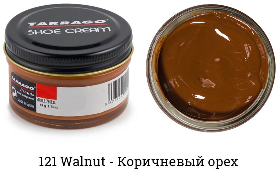 Крем Tarrago SHOE Cream 50мл. (walnut)