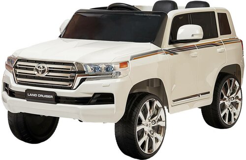 Детский электромобиль Toyota Land Cruiser 12V Белый