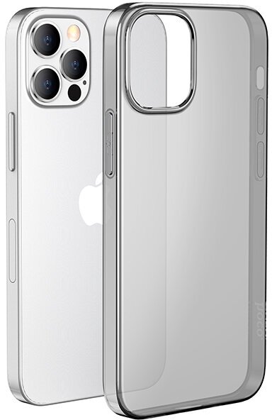 Чехол HOCO TPU Light Series для iPhone 13 Pro Max 6.7", темно-прозрачный