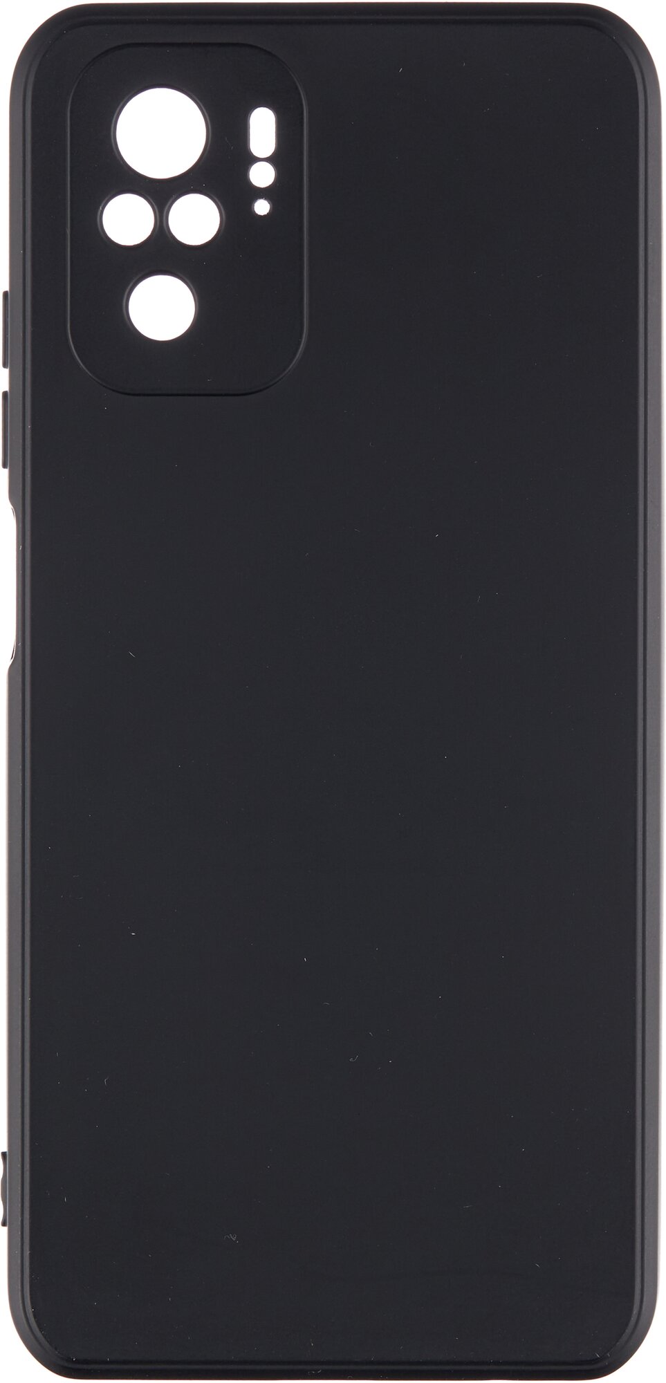 Чехол накладка G-Case Silicone для Xiaomi Redmi Note 10 (Сяоми Ксяоми Редми Ноут 10), черная