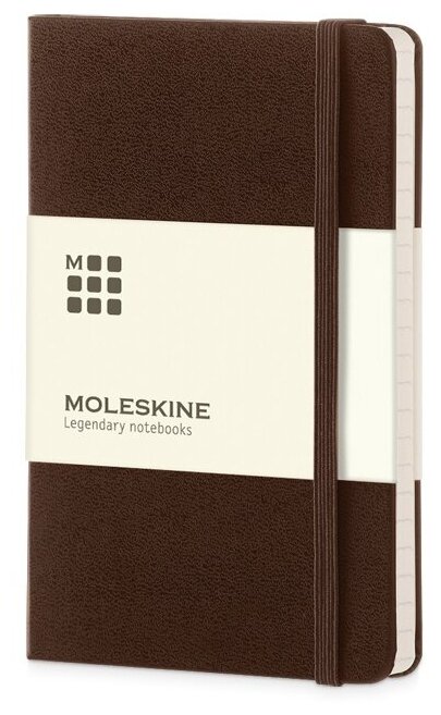 Записная книжка Moleskine Classic (в линейку) в твердой обложке, Large (13х21см), амарант