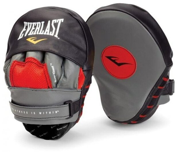 Лапы изогнутые Mantis Punch Mitts красн/черн. - Everlast