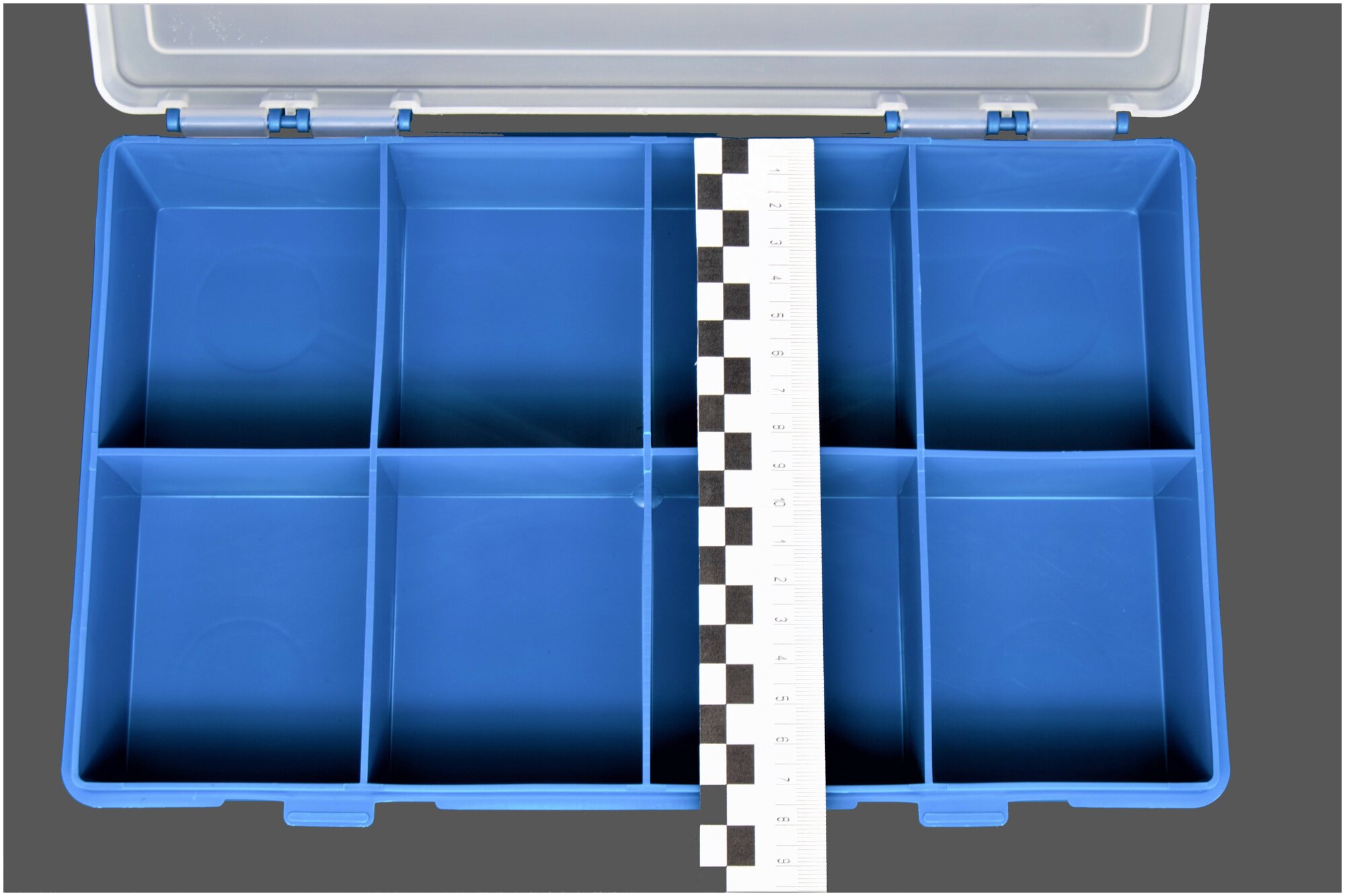 Органайзер пластмассовый (280х185х50мм) 8 ячеек "IP" - фотография № 5