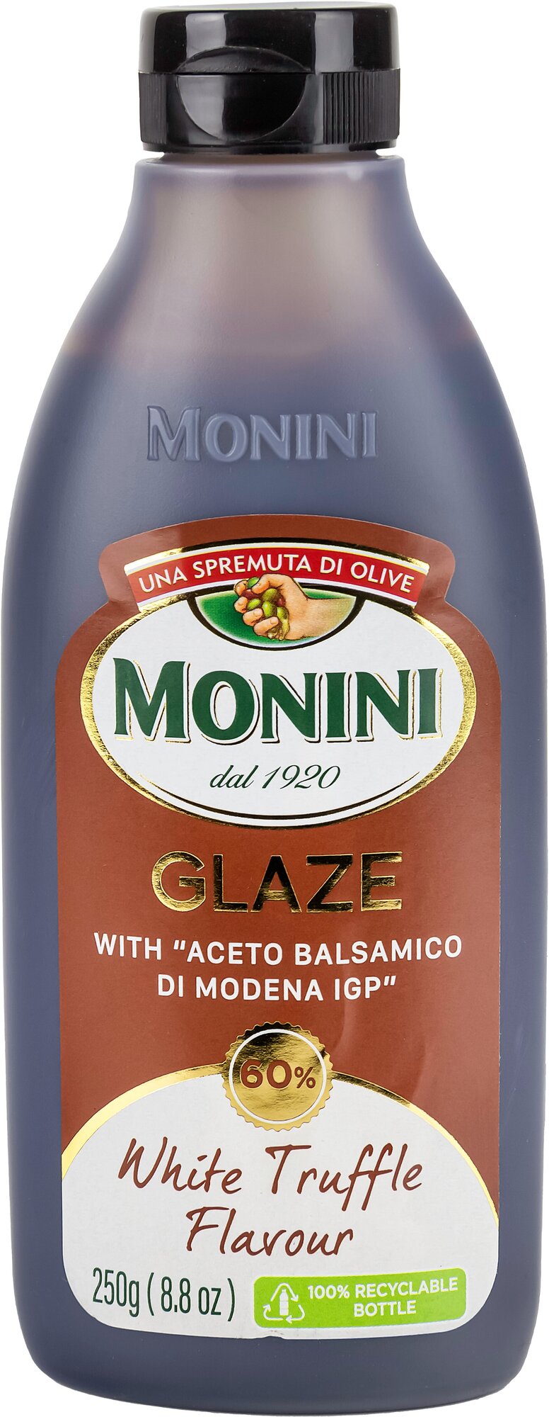 Соус бальзамический Monini Balsamic Glaze глазурь со вкусом белого трюфеля (уксус), 250мл