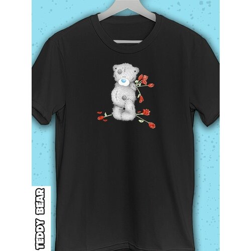 фото Футболка hilari, размер 50, черный, белый