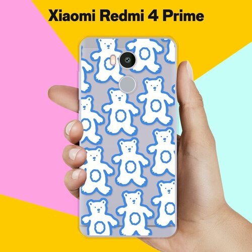 Силиконовый чехол на Xiaomi Redmi 4 Prime Мишки / для Сяоми Редми 4 Прайм