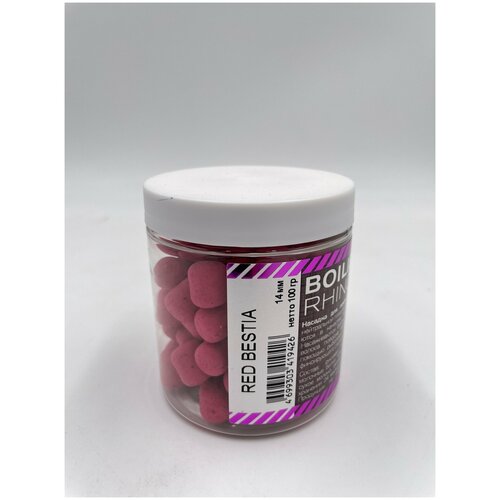 Бойлы Balanced Wafters Red Bestia (специи + секрет), 14 мм, банка, 100 гр бойлы rhino baits balanced wafters corn кукуруза 8мм 60грамм