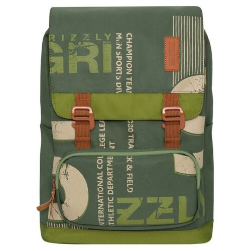 Городской рюкзак Grizzly RU-929-1 14, хаки/оливковый