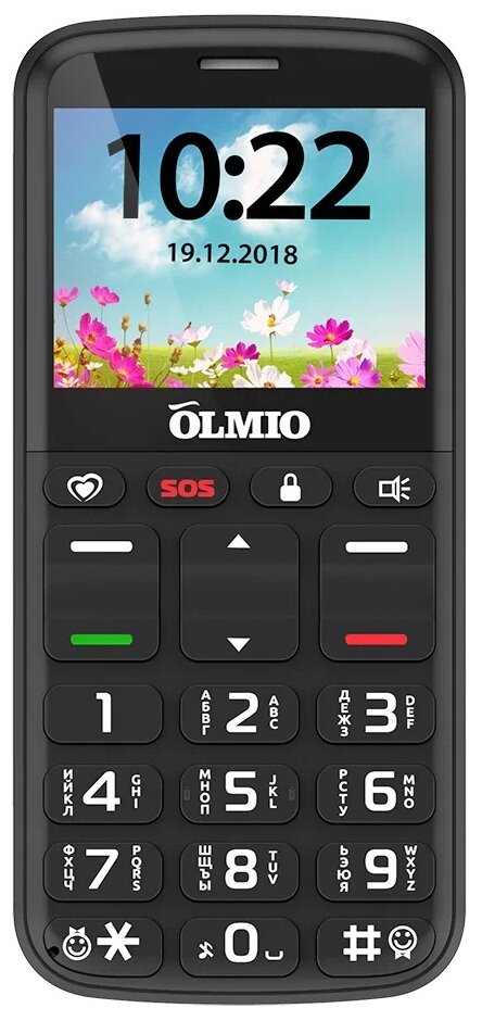 Мобильный телефон Olmio C27 Black - фото №2