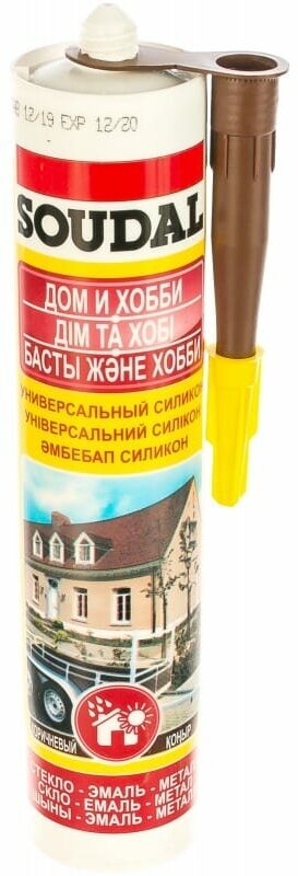 Герметик универсальный силиконовый Soudal - фото №4