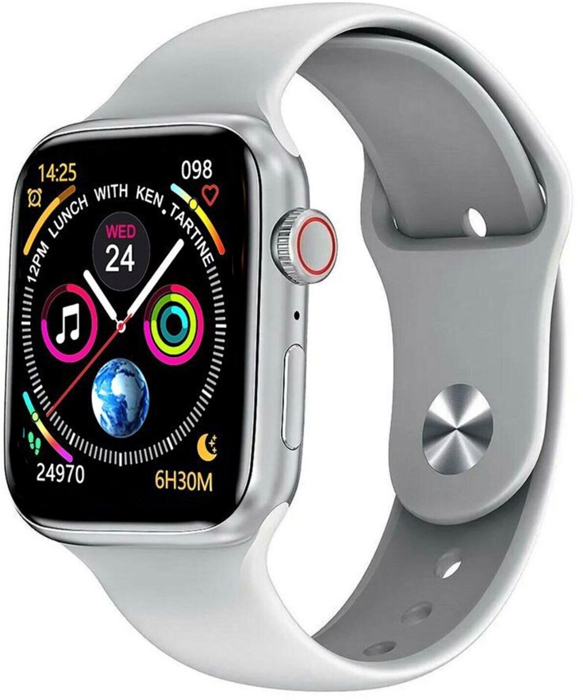 Умные смарт часы Х8 PRO Smart Watch 45mm Android iOS серые