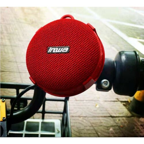 Портативная колонка INWA AS-63 5 Вт 750 мАч водонепроницаемая крепление на руль красная 166100₽