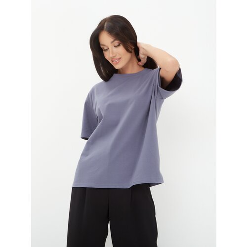 фото Футболка edelson, размер 46, серый