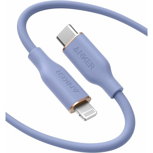  Anker 641 PowerLine III USB-C to Lightning Cable 1.8m (Flow, Silicone) Purple (A86636Q1)