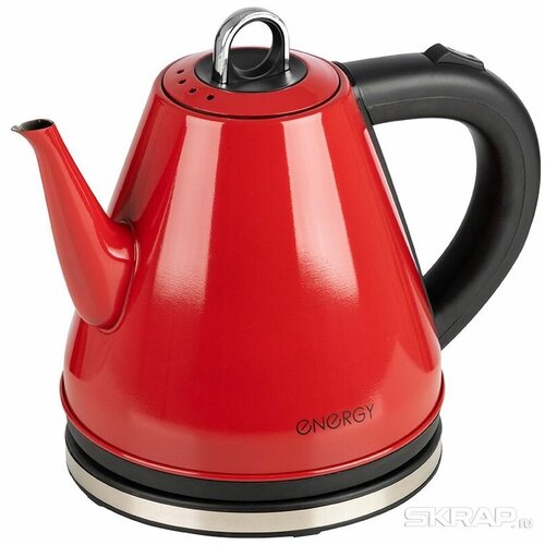 Чайник электрический 12Л 950ВТ диск нерж сталь красный ENERGY 269100₽