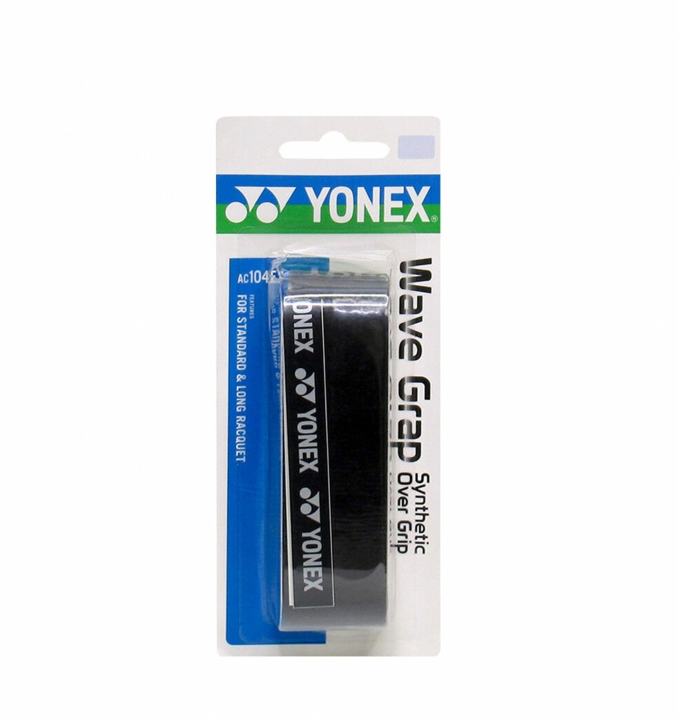 Обмотка для ручки ракетки Yonex Overgrip AC104EX Wave Grap x1, Black