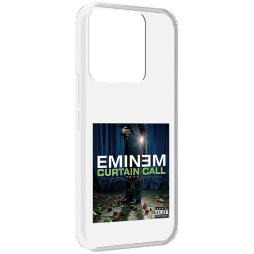 Чехол MyPads Eminem CURTAIN CALL, THE HITS для Tecno Spark Go 2022 / Tecno Spark 8C задняя-панель-накладка-бампер