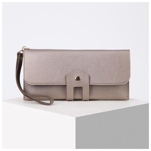 фото Кошелек жен 06-01-01 20,5*2*9, "мария", отд д/купюр, д/карт, бронза 5373917 сима-ленд