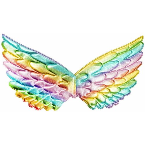 Крылья карнавальные Ангел Разноцветный неон, украшение для праздника крылья карнавальные ангел белые украшение для праздника