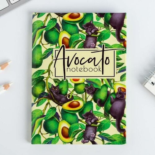Блокнот А6 в твердой обложке Avocato notebook, 40 листов, 1 шт.